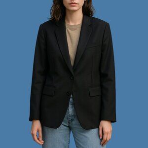 Zara Traveler Black Blazer (Size 44) – Easy Care & Bistretch Comfort